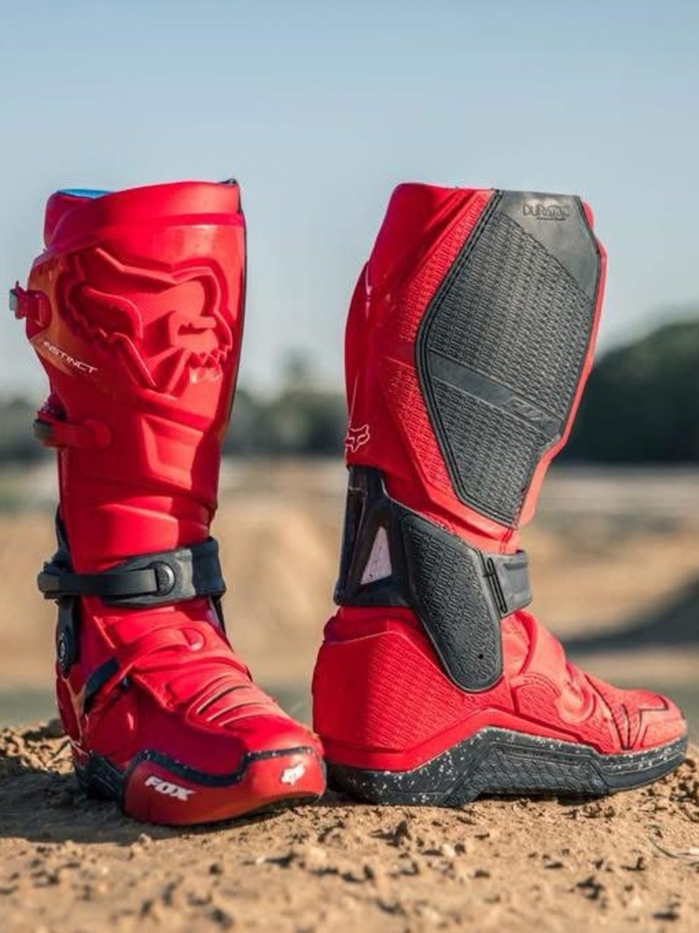 Fox Racing MX 2017 LIMITED EDITION Instinct Off Road Boots Red Moth Rare! M10
